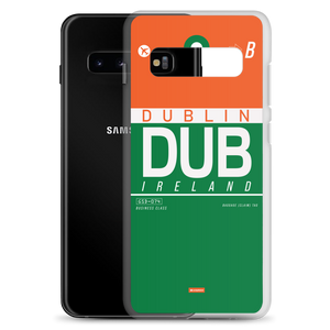 DUB - Dublin Samsung-Handyhülle mit Flughafencode