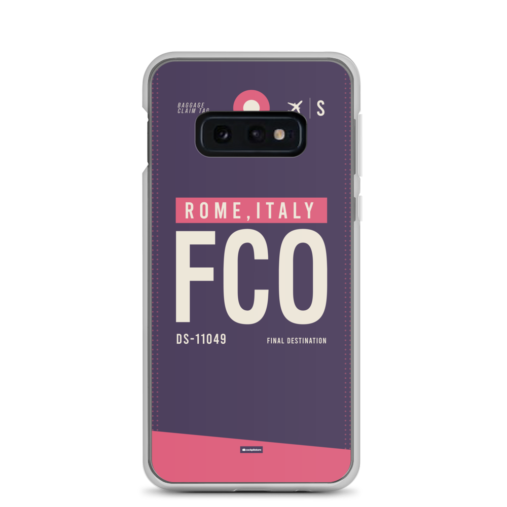 FCO - Rome Samsung phone case with airport code