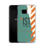 Load image into Gallery viewer, IST - Arnavutkoy Samsung phone case with airport code
