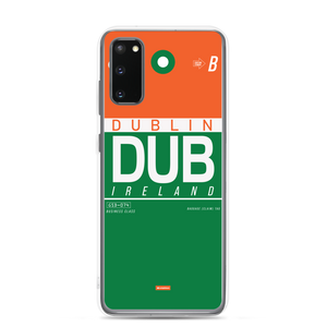 DUB - Dublin Samsung-Handyhülle mit Flughafencode