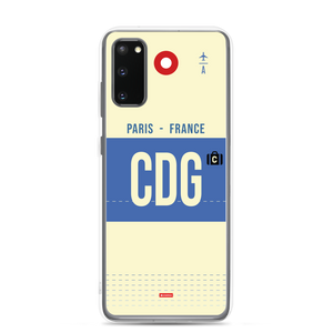 CDG - Paris Samsung phone case with airport code