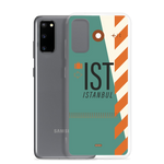 Load image into Gallery viewer, IST - Arnavutkoy Samsung phone case with airport code
