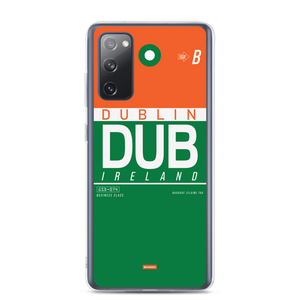 DUB - Dublin Samsung-Handyhülle mit Flughafencode