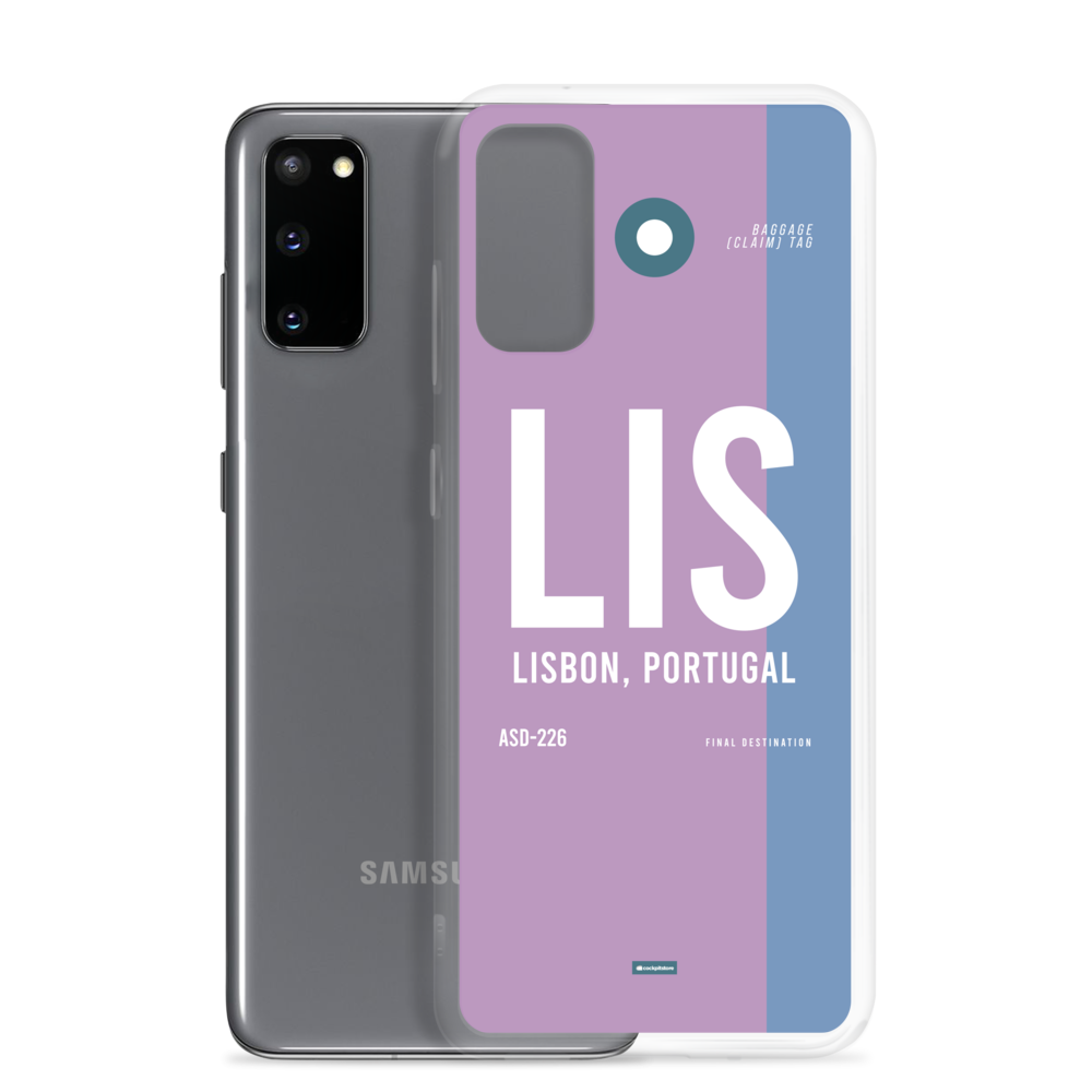 LIS - Lisbon Samsung-Handyhülle mit Flughafencode