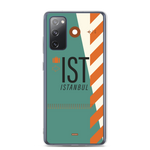 Load image into Gallery viewer, IST - Arnavutkoy Samsung phone case with airport code
