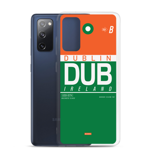 DUB - Dublin Samsung-Handyhülle mit Flughafencode