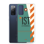 Load image into Gallery viewer, IST - Arnavutkoy Samsung phone case with airport code
