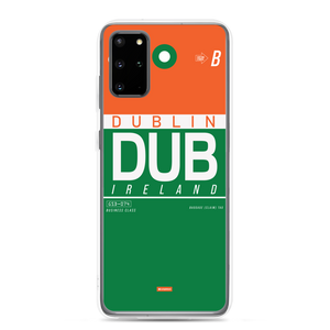 DUB - Dublin Samsung-Handyhülle mit Flughafencode