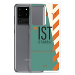 Load image into Gallery viewer, IST - Arnavutkoy Samsung phone case with airport code
