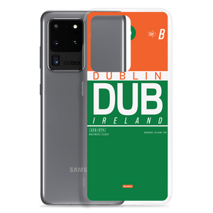 DUB - Dublin Samsung-Handyhülle mit Flughafencode