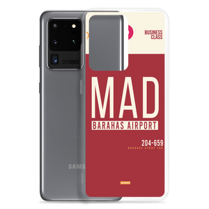 MAD - Madrid Samsung-Handyhülle mit Flughafencode