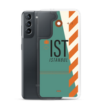 Load image into Gallery viewer, IST - Arnavutkoy Samsung phone case with airport code
