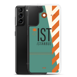 Load image into Gallery viewer, IST - Arnavutkoy Samsung phone case with airport code
