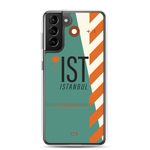 Load image into Gallery viewer, IST - Arnavutkoy Samsung phone case with airport code
