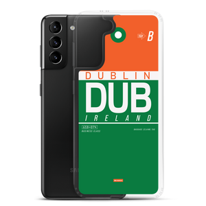 DUB - Dublin Samsung-Handyhülle mit Flughafencode