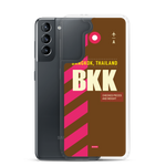 Load image into Gallery viewer, BKK - Bangkok Samsung phone case with airport code
