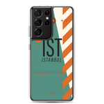 Load image into Gallery viewer, IST - Arnavutkoy Samsung phone case with airport code
