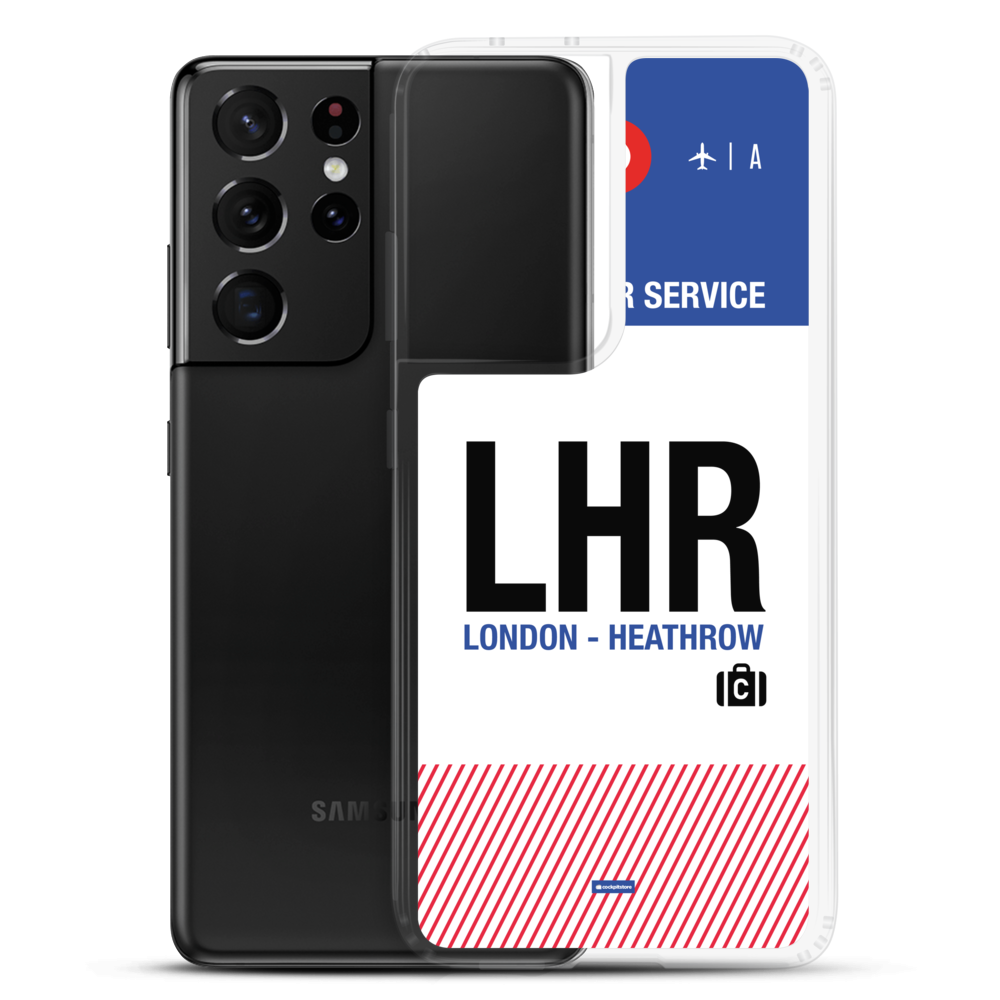 LHR - London- Heathrow airport code Samsung phone case