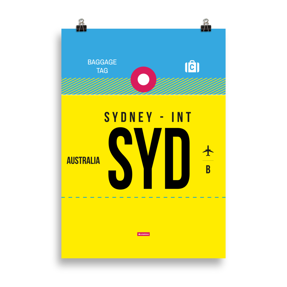 SYD - Sydney Premium Poster