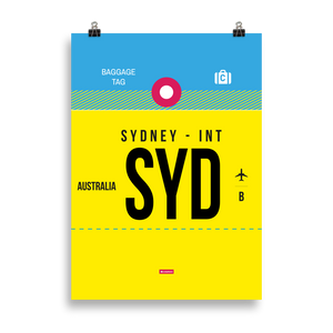 SYD - Sydney Premium Poster