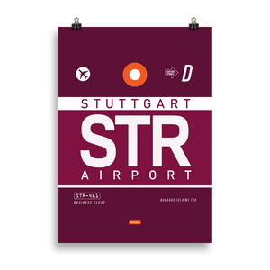STR - Stuttgart Premium Poster