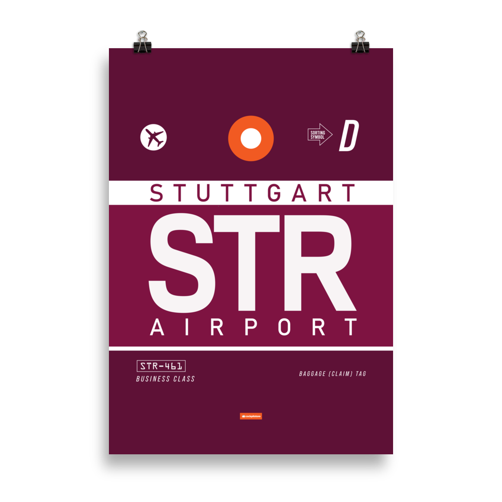 STR - Stuttgart Premium Poster