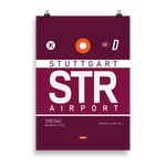 Load image into Gallery viewer, STR - Stuttgart Premium Poster

