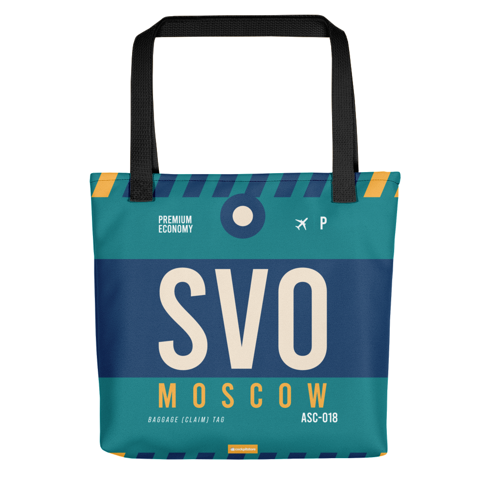 SVO - Moscow Tragetasche Flughafencode