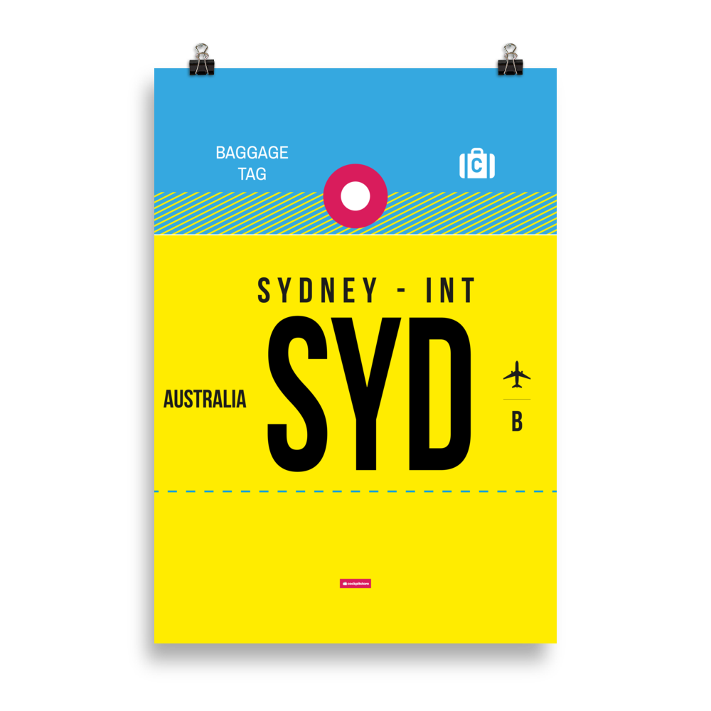 SYD - Sydney Premium Poster