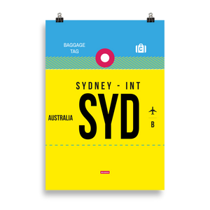 SYD - Sydney Premium Poster