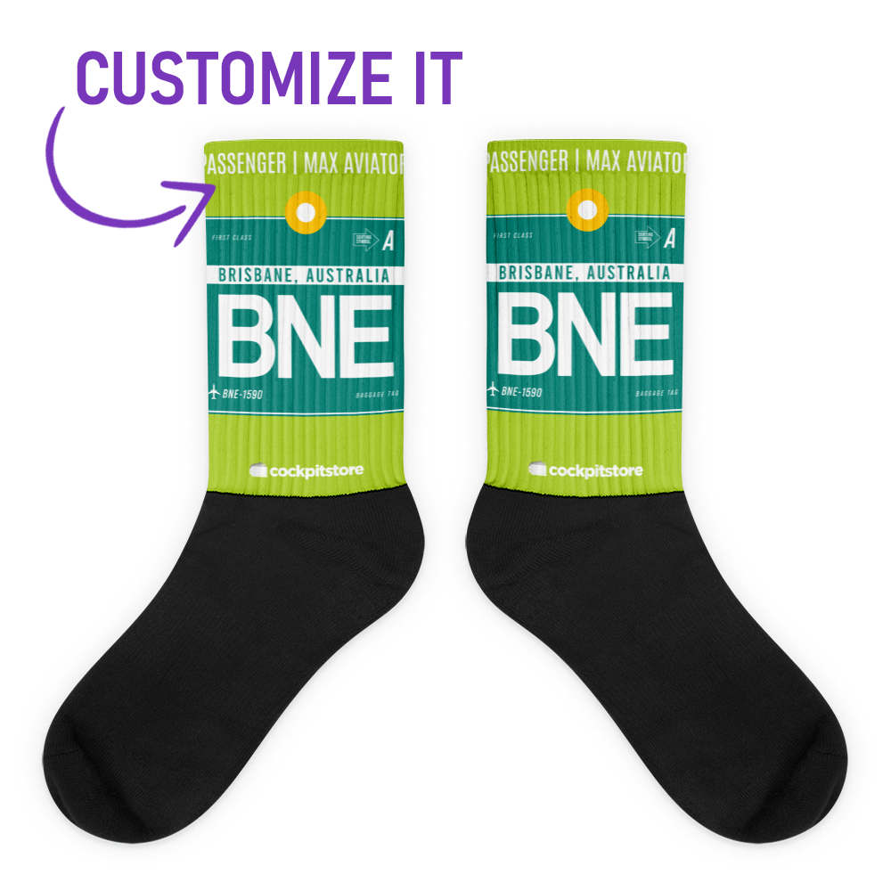 BNE - Brisbane Socken Flughafencode