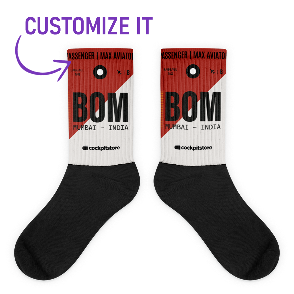 BOM - Mumbai socks airport code