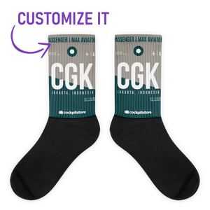 CGK - Jakarta socks airport code