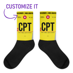 CPT - Cape Town socks airport code