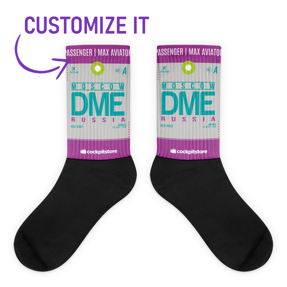 DME - Moscow socks airport code