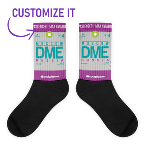 DME - Moscow socks airport code