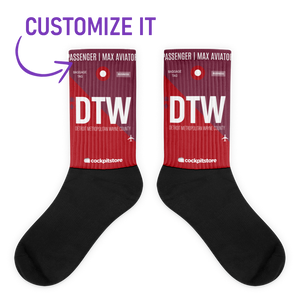 DTW - Detroit Socken Flughafencode