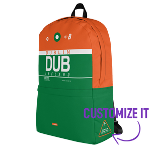 DUB - Dublin backpack airport code