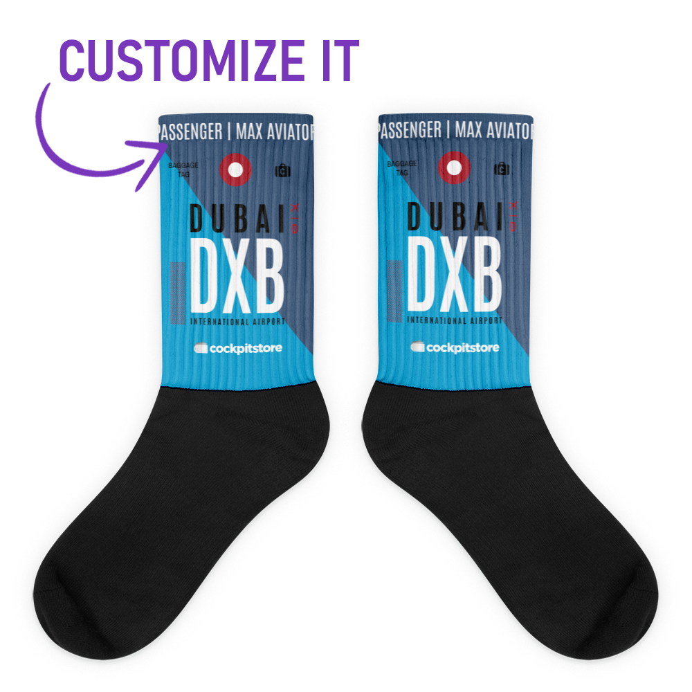 DXB - Dubai Socken Flughafencode