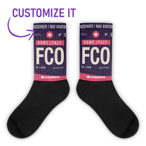 FCO - Rome Socken Flughafencode