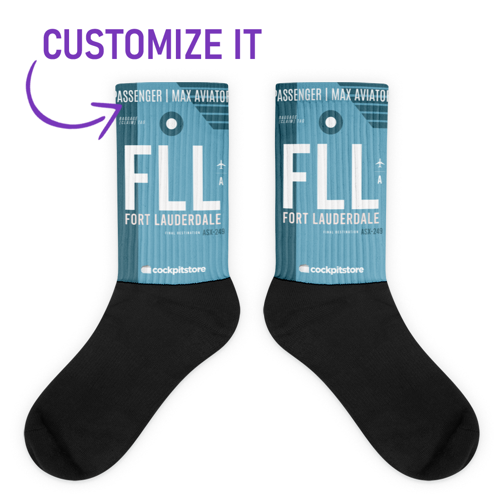 FLL - Fort Lauderdale socks airport code