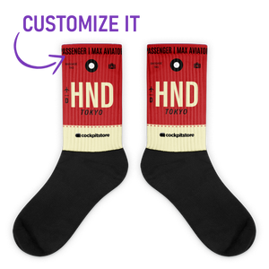 HND - Haneda socks airport code