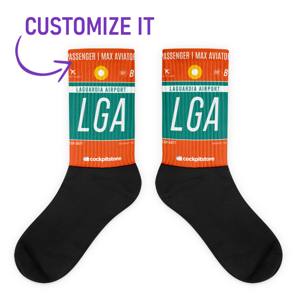 LGA - LaGuardia Socken Flughafencode