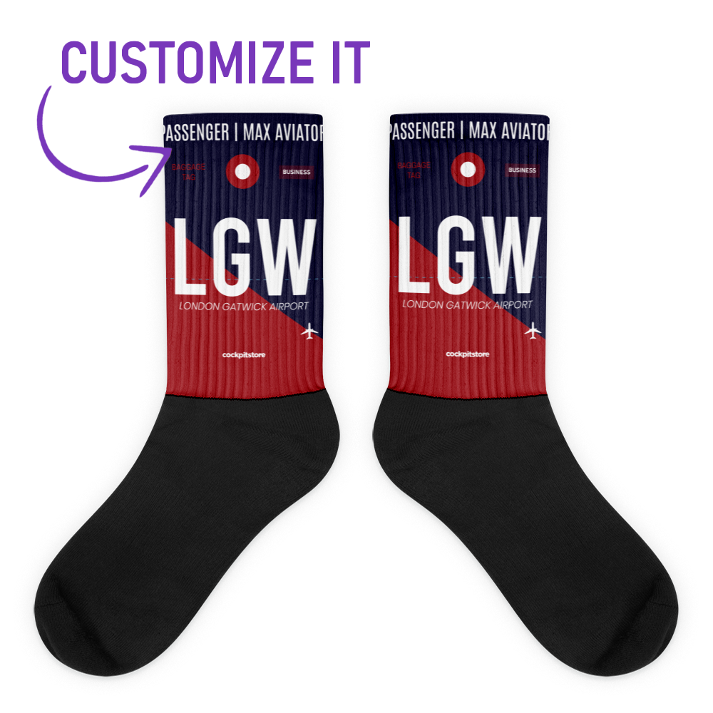 LGW - London - Gatwick airport socks code