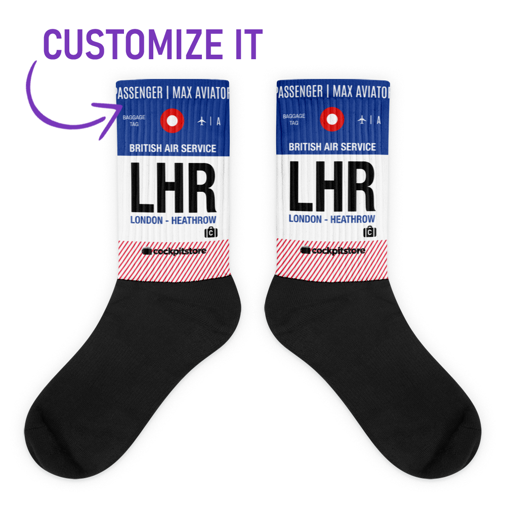 LHR - London - Heathrow socks airport code