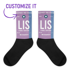 LIS - Lisbon socks airport code