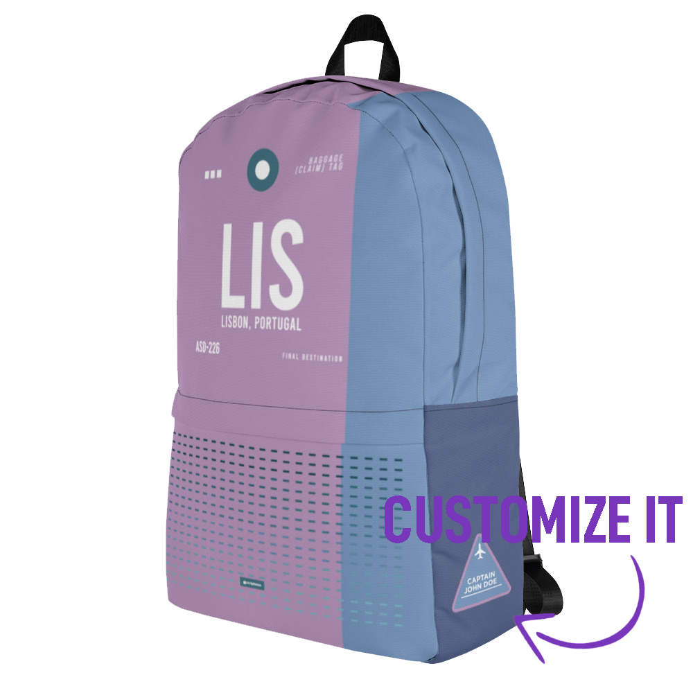 LIS - Lisbon backpack airport code