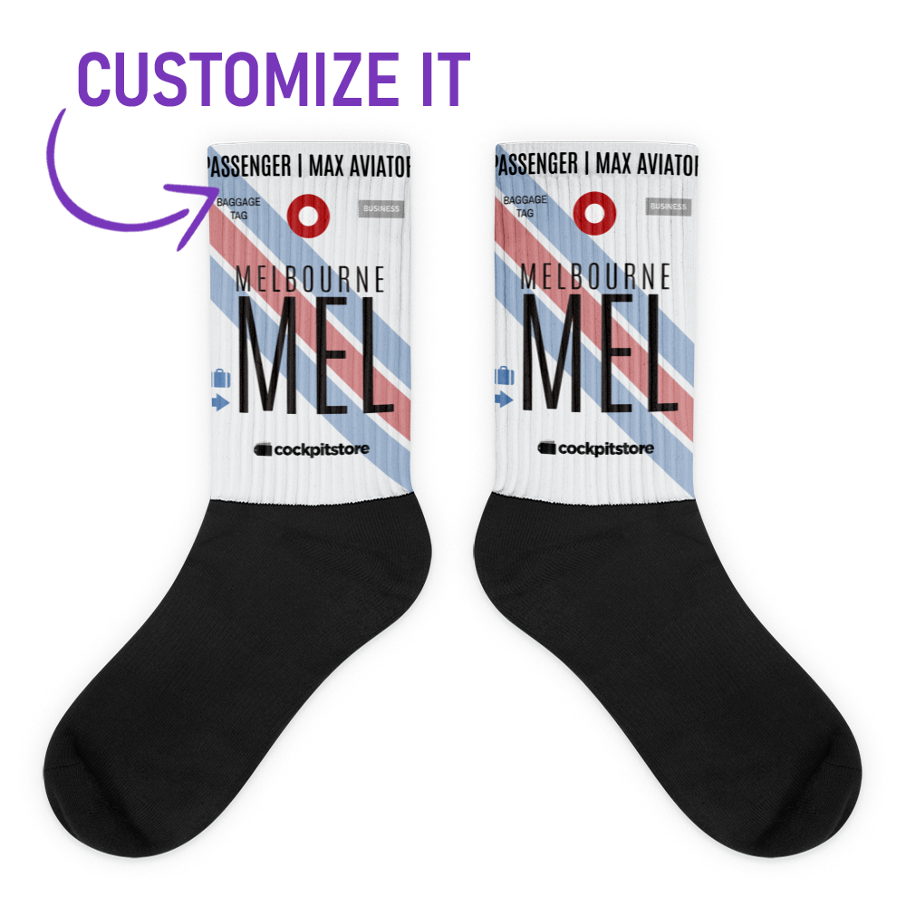 MEL - Melbourne Socken Flughafencode