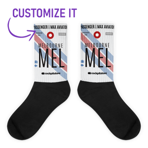 MEL - Melbourne Socken Flughafencode