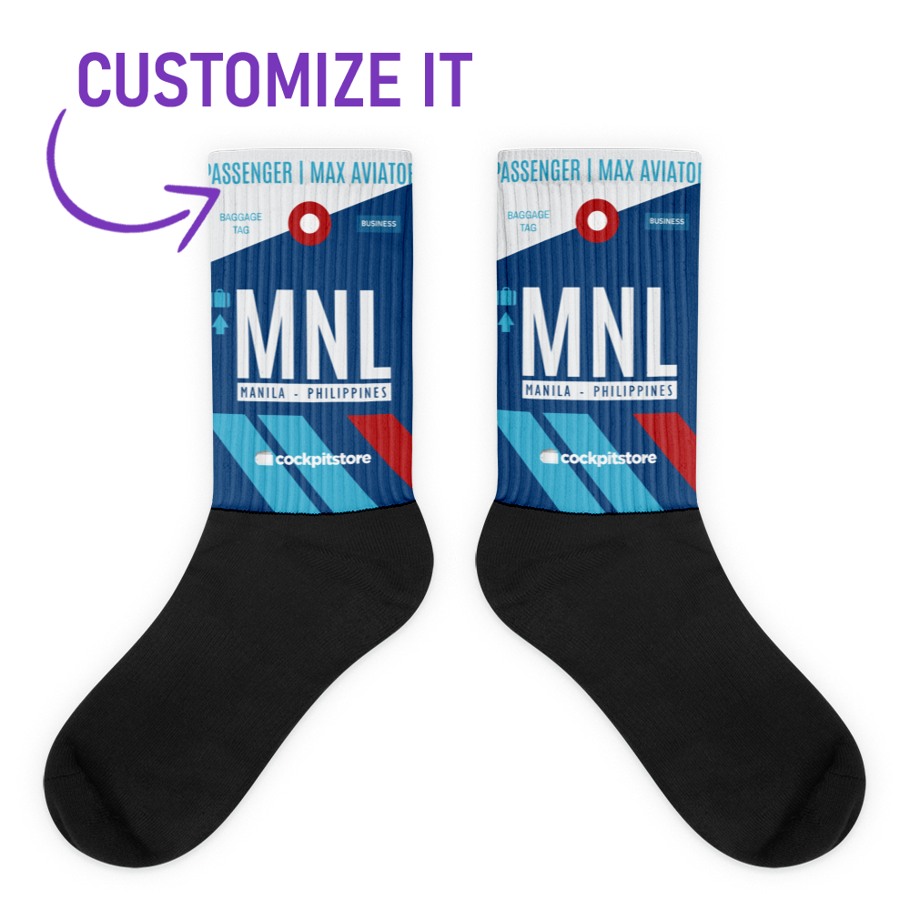 MNL - Manila socks airport code